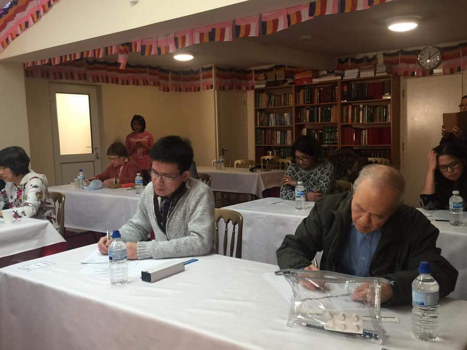 Abidhamma + Visuddhi Magga Exam. Dec.2017